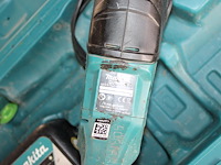 Accu recirprozaag makita met accu en lader in koffer. - afbeelding 3 van  3