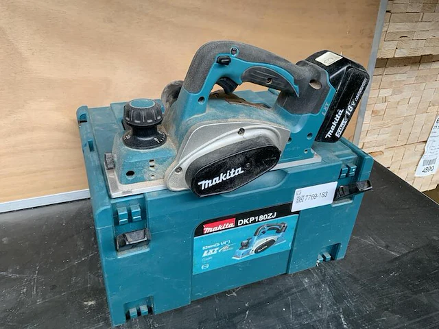 Accu schaafmachine, makita, dkp180, 2022 - afbeelding 1 van  3