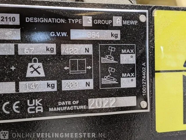 Accu schaarhoogwerker jlg, es1330l, bouwjaar 2022 | 0,9 uur - afbeelding 14 van  39