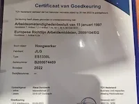 Accu schaarhoogwerker jlg, es1330l, bouwjaar 2022 | 0,9 uur - afbeelding 33 van  39
