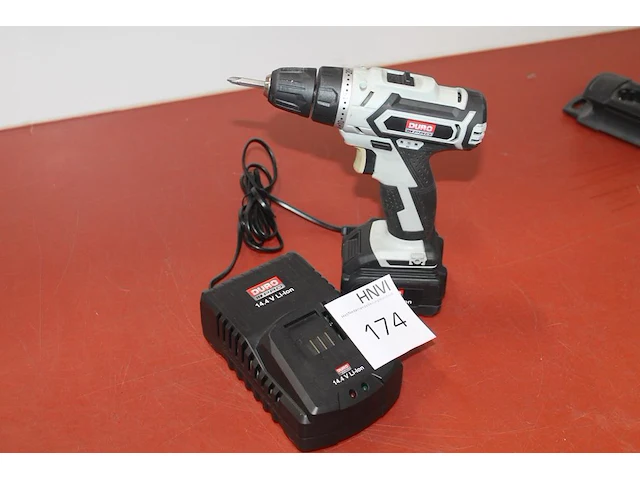 Accu schroefboormachine duro met acculader. - afbeelding 1 van  2