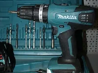 Accu schroef/boormachine makita 14,4 volt met twee accu's en lader in koffer. - afbeelding 2 van  2