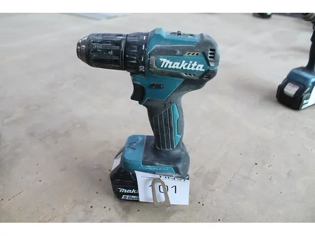 Accu schroefboormachine makita ddf483 incl. 18 volt 5amp accu. - afbeelding 1 van  1