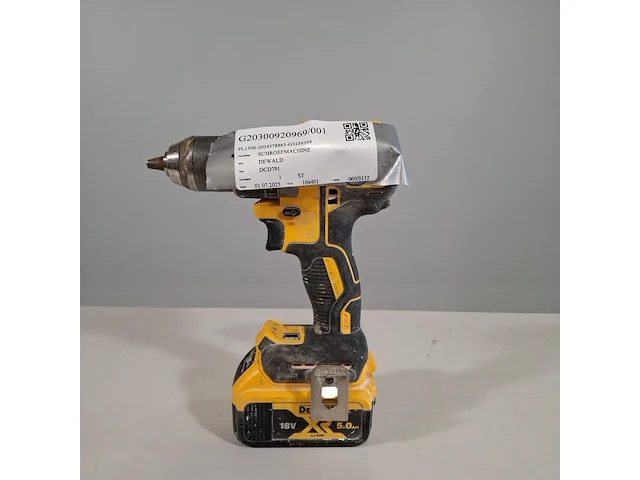 Accu schroefmachine, dewalt, dcd791, 2022 - afbeelding 4 van  5