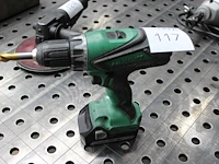 Accu schroefmachine hikoki 18v met accu. - afbeelding 1 van  2