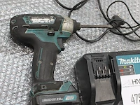 Accu schroefmachine makita 10,8v met accu en lader. - afbeelding 2 van  2