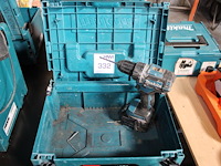 Accu schroefmachine met accu in kunststof koffer. - afbeelding 1 van  2