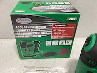 Accu schuurmachine excentrisch 125mm 20v 2000mah - afbeelding 3 van  3