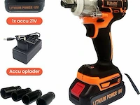 Accu slagmoersleutel 18volt - afbeelding 1 van  6