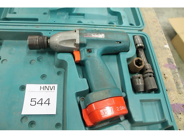 Accu slagmoersleutel makita 6911hd met accu in kunststof koffer. - afbeelding 1 van  1