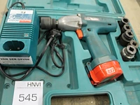 Accu slagmoersleutel makita 6911hd met acculader en accu in kunststof koffer. - afbeelding 1 van  1