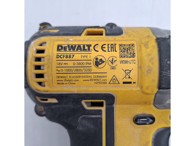 Accu slagschroefmachine, dewalt, dcf 887, 2021 - afbeelding 3 van  6