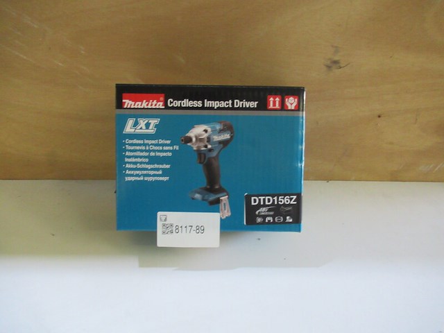Accu slagschroevedraaier (body) makita, dtd156z - afbeelding 2 van  2