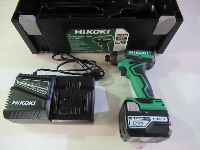 Accu-slagschroevedraaier set hikoki, wh 18dd - afbeelding 2 van  3