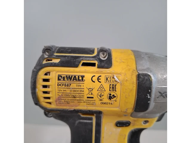 Accu slagschroevendraaier, dewalt, dcf887 - afbeelding 5 van  6