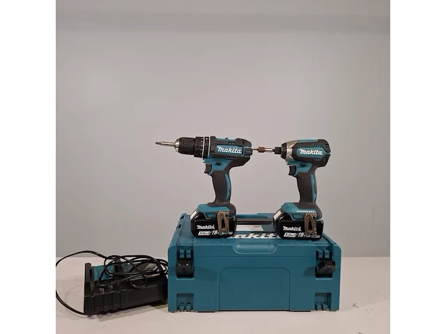 Accu slagschroevendraaier met boormachine, makita, dhp482, dtd153, 2022 - afbeelding 1 van  9