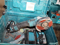 Accu slijptol maktia met accu en lader in kunststof koffer. - afbeelding 3 van  3