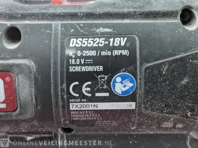 Accu snelschroefautomaat senco, ds5525-18v - afbeelding 6 van  12