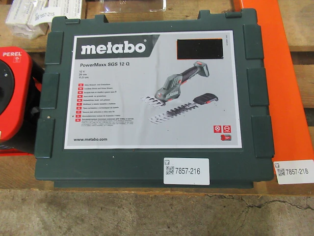 Accu struik / grasschaar (body), metabo, powermaxx sgs 12 q - afbeelding 3 van  3