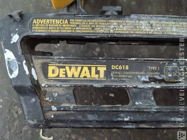 Accu tacker dewalt, 16ga - afbeelding 3 van  7