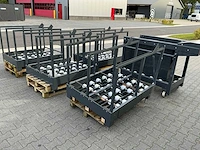 Accu transportkar en 4 accubokken - afbeelding 1 van  8