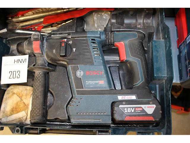 Accuboorhamer bosch gbh 18v-26 incl. accu - afbeelding 2 van  2