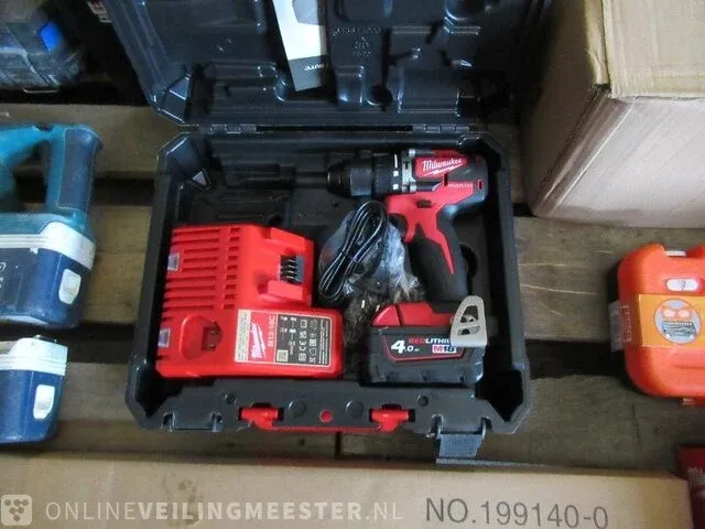Accuboormachine (body) milwaukee, m18 bpd - afbeelding 1 van  2