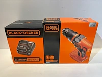 Accuboormachine incl. accu en lader, black en decker - afbeelding 1 van  1