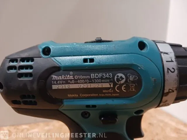 Accuboormachine makita, bdf 343 - afbeelding 6 van  7