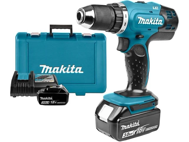 Accuboormachine set 18v makita, ddf453rfe - afbeelding 1 van  2