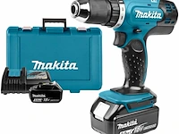Accuboormachine set 18v makita, ddf453rfe - afbeelding 1 van  2