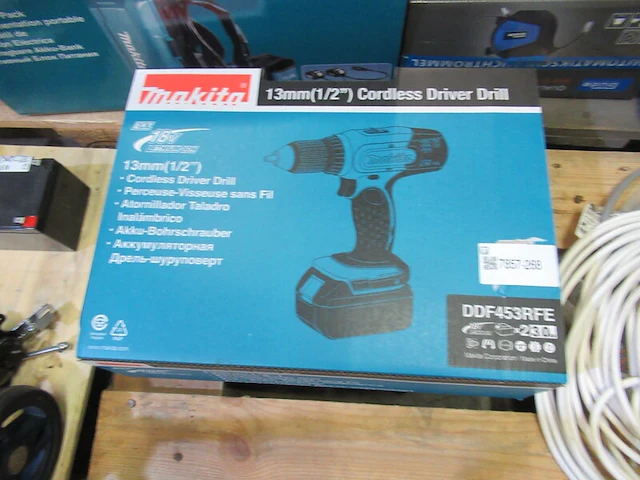 Accuboormachine set 18v makita, ddf453rfe - afbeelding 2 van  2