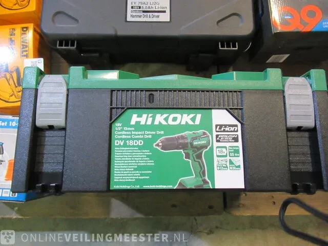Accuboormachine set hikoki, dv18dd - afbeelding 2 van  2
