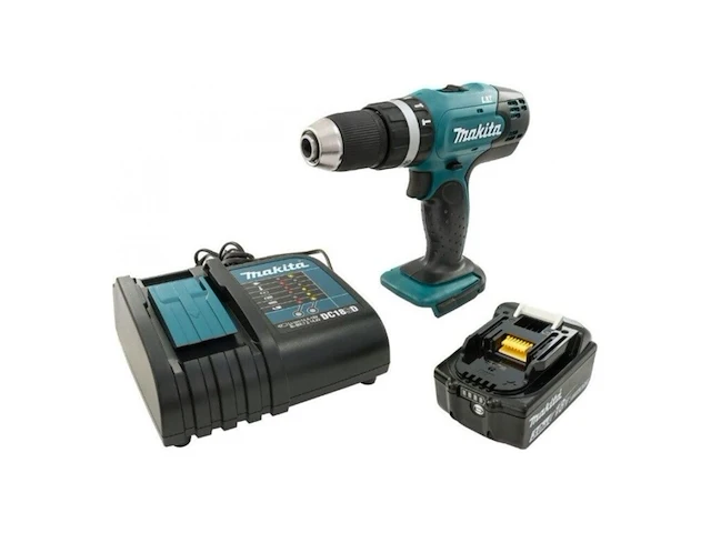 Accuboormachine set makita, dhp453rfx8 - afbeelding 1 van  3