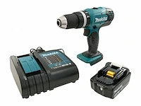 Accuboormachine set makita, dhp453rfx8 - afbeelding 1 van  3
