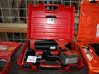 Accukitspuit hilti hde500 in koffer met accu. - afbeelding 2 van  4