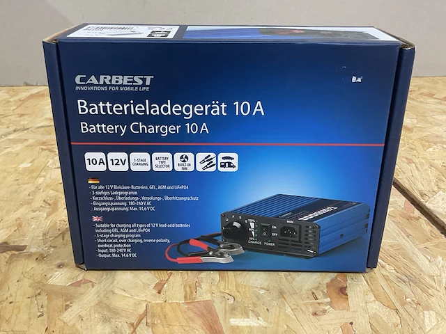 Acculader 10a carbest - afbeelding 1 van  3
