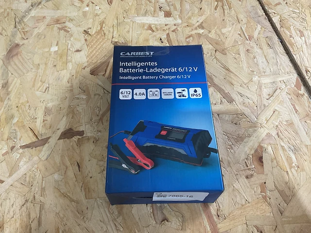Acculader 6/12 v 4a carbest - afbeelding 1 van  3