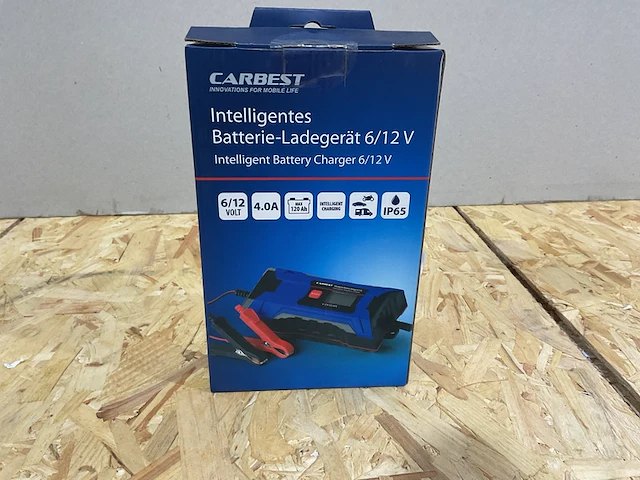 Acculader 6/12 v 4a carbest - afbeelding 1 van  3