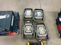 Acculedlampen, boormachine, accuslijper, koffers - afbeelding 3 van  5