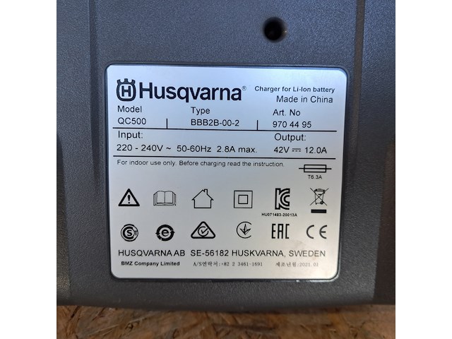 Accupack 36v 31,1ah husqvarna, bli950x, bouwjaar 2021 - afbeelding 7 van  7