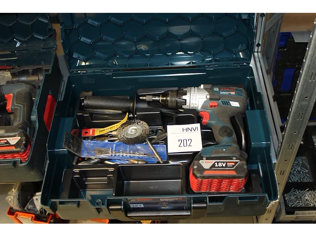 Accuschroefboormachine bosch gsr 18v-110c incl. accu - afbeelding 1 van  2