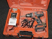 Accuschroefmachine fein met accu en lader in koffer. - afbeelding 1 van  2
