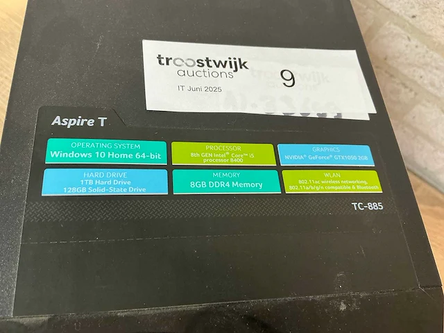 Acer - aspire tc-885 - desktop - afbeelding 3 van  4