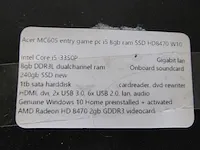 Acer - mc605 i5 8gb ram ssd hd8470 win10 - gaming pc - afbeelding 3 van  3