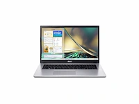 Acer aspire 3 laptop a317-54-3999 intel coretm i3 i3-1215uhd azerty zilver - afbeelding 1 van  5