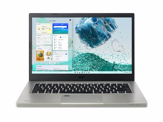 Acer aspire av14-51-52gy intel coretm i5 i5-1235u laptop 35,6 cm (14) full hd 16 gb lpddr4x-sdram 512 gb ssd qwerty grijs - afbeelding 1 van  4