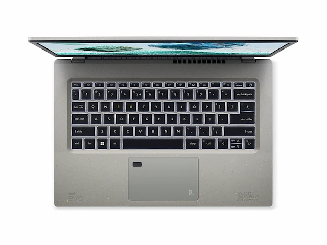 Acer aspire av14-51-52gy intel coretm i5 i5-1235u laptop 35,6 cm (14) full hd 16 gb lpddr4x-sdram 512 gb ssd qwerty grijs - afbeelding 4 van  4