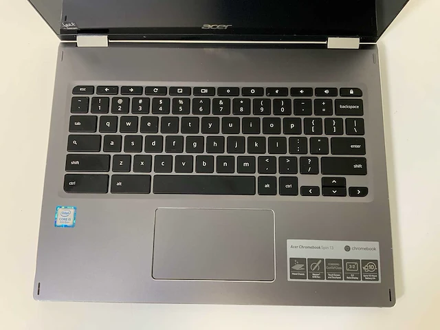 Acer cp713 13.5”, core(tm) i5 8th gen, 8 gb ram, 64 gb ssd touchscreen chromebooks (2x) - afbeelding 10 van  13