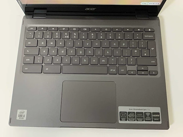 Acer cp713-2w 13.3”, core(tm) i3 10th gen, 8 gb ram, 128 gb ssd touchscreen chromebooks (2x) - afbeelding 3 van  14